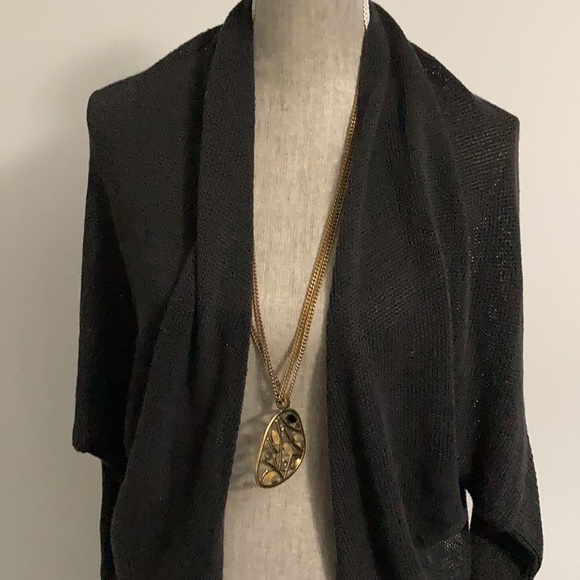 Tart Brown Knit Oversized Circle Cardigan Medium - Picture 6 of 10